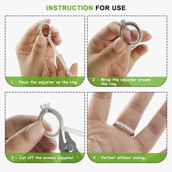 RingSizer Adjuster for LooseRings 6 Pack, 3 Sizer,Different BandWidths –Silicone - Picture 11 of 11